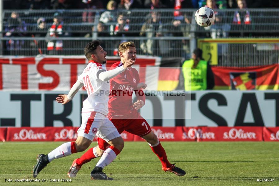 Felix Müller, Arianit Ferati, flyeralarm Arena, Fortuna Düsseldorf, FC Würzburger Kickers, 2. Bundesliga, 04.12.2016 - Bild-ID: 2174909