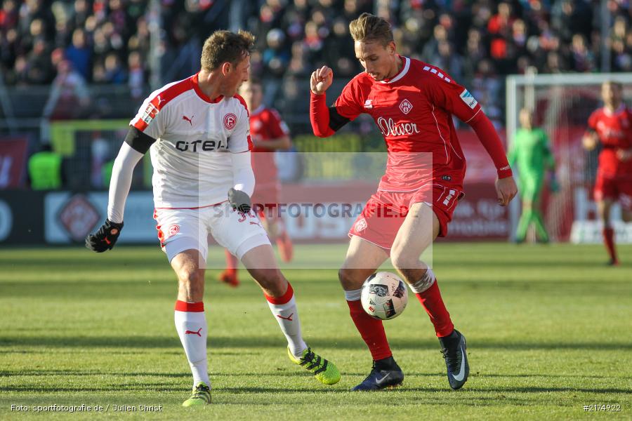 Tobias Schröck, Robin Bormuth, flyeralarm Arena, Fortuna Düsseldorf, FC Würzburger Kickers, 2. Bundesliga, 04.12.2016 - Bild-ID: 2174922 Tobias Schröck, Robin Bormuth, flyeralarm Arena, Fortuna Düsseldorf, FC Würzburger Kickers, 2. Bundesliga, 04.12.2016 - Bild-ID: 2174922