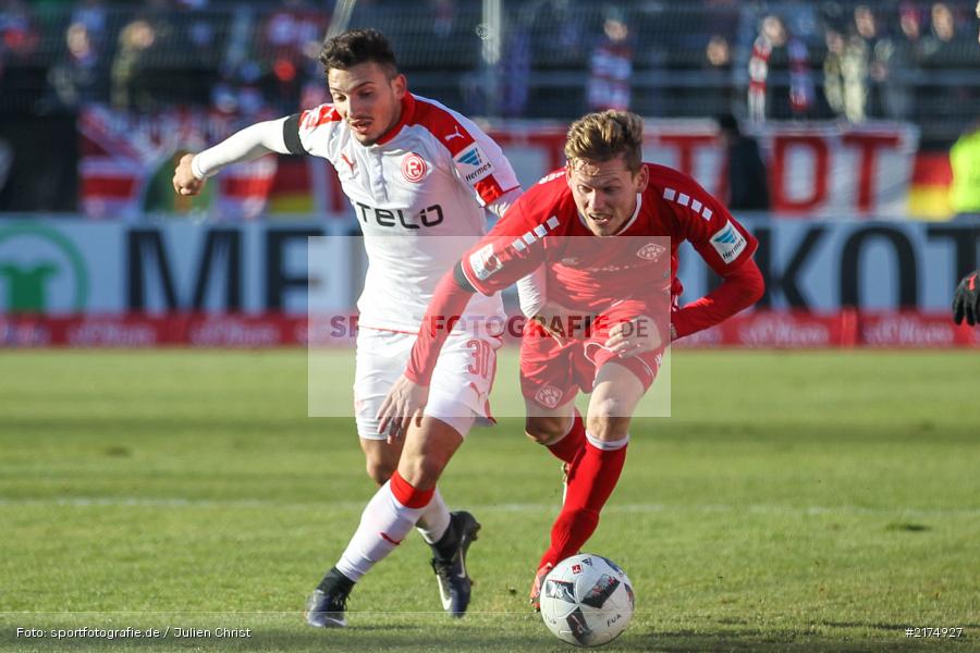 Felix Müller, Arianit Ferati, flyeralarm Arena, Fortuna Düsseldorf, FC Würzburger Kickers, 2. Bundesliga, 04.12.2016 - Bild-ID: 2174927 Felix Müller, Arianit Ferati, flyeralarm Arena, Fortuna Düsseldorf, FC Würzburger Kickers, 2. Bundesliga, 04.12.2016 - Bild-ID: 2174927