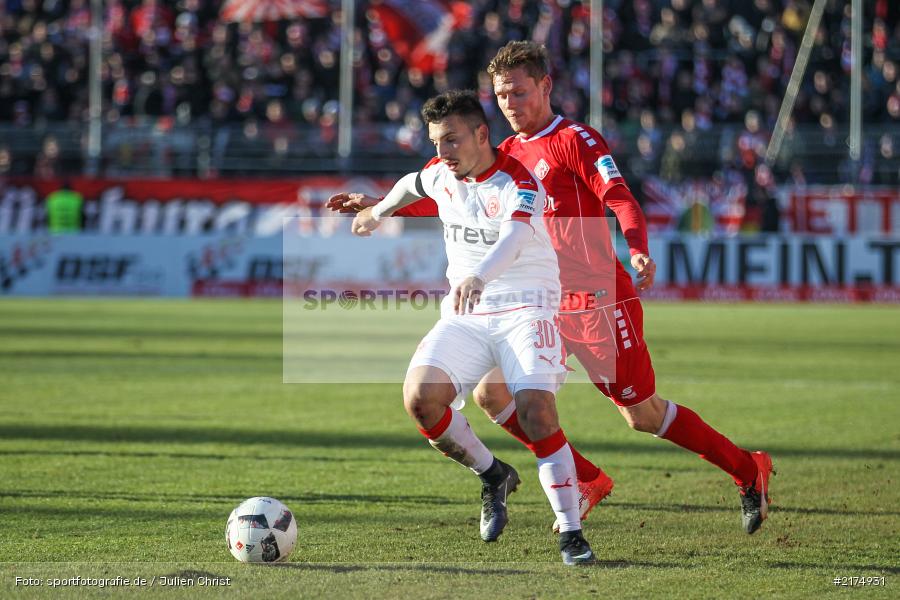 Felix Müller, Arianit Ferati, flyeralarm Arena, Fortuna Düsseldorf, FC Würzburger Kickers, 2. Bundesliga, 04.12.2016 - Bild-ID: 2174931 Felix Müller, Arianit Ferati, flyeralarm Arena, Fortuna Düsseldorf, FC Würzburger Kickers, 2. Bundesliga, 04.12.2016 - Bild-ID: 2174931