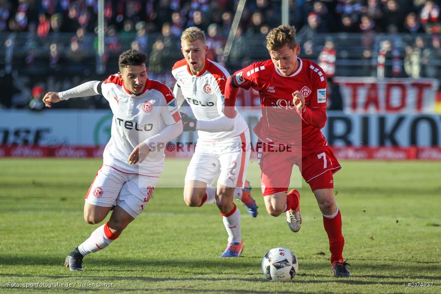 Felix Müller, Arianit Ferati, flyeralarm Arena, Fortuna Düsseldorf, FC Würzburger Kickers, 2. Bundesliga, 04.12.2016 - Bild-ID: 2174937