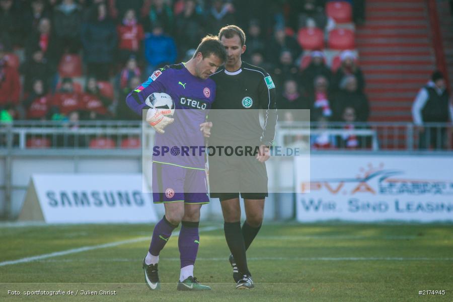 Michael Rensing, Florian Heft, flyeralarm Arena, Fortuna Düsseldorf, FC Würzburger Kickers, 2. Bundesliga, 04.12.2016 - Bild-ID: 2174945
