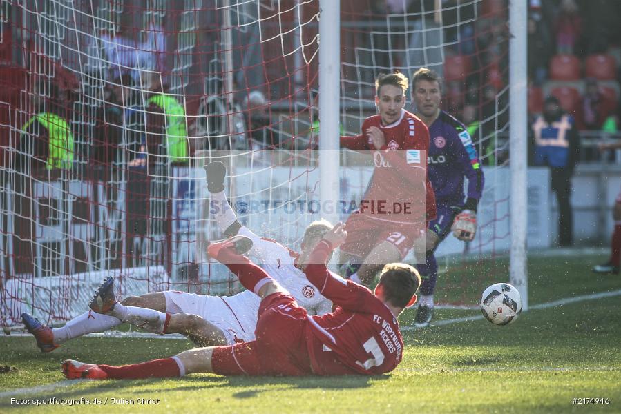 Felix Müller, Julian Koch, flyeralarm Arena, Fortuna Düsseldorf, FC Würzburger Kickers, 2. Bundesliga, 04.12.2016 - Bild-ID: 2174946