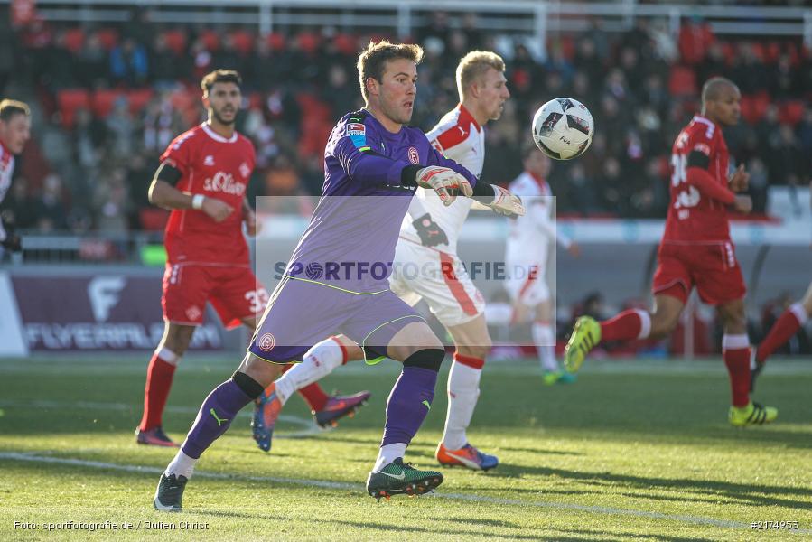Michael Rensing, flyeralarm Arena, Fortuna Düsseldorf, FC Würzburger Kickers, 2. Bundesliga, 04.12.2016 - Bild-ID: 2174953