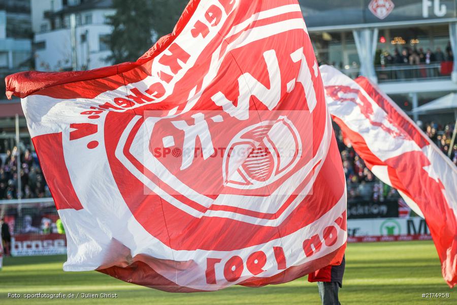 FWK Fahne, flyeralarm Arena, Fortuna Düsseldorf, FC Würzburger Kickers, 2. Bundesliga, 04.12.2016 - Bild-ID: 2174958