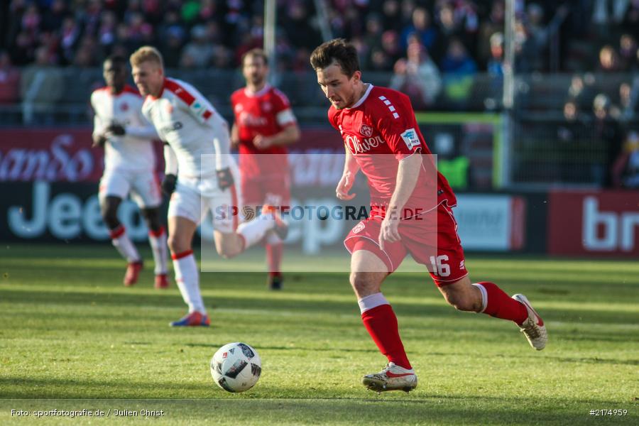 Peter Kurzweg, flyeralarm Arena, Fortuna Düsseldorf, FC Würzburger Kickers, 2. Bundesliga, 04.12.2016 - Bild-ID: 2174959