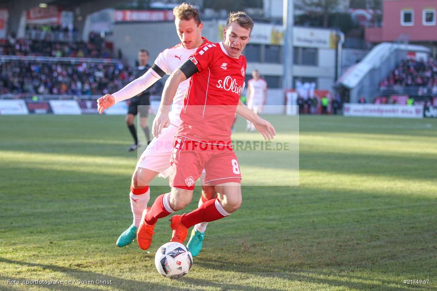 Julian Schauerte, Emanuel Taffertshofer, flyeralarm Arena, Fortuna Düsseldorf, FC Würzburger Kickers, 2. Bundesliga, 04.12.2016 - Bild-ID: 2174967