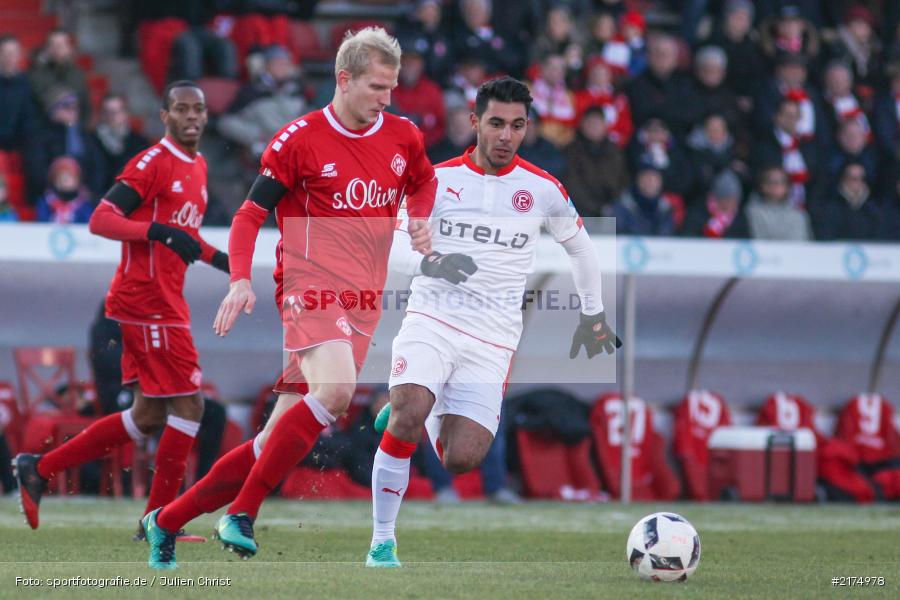 Clemens Schoppenhauer, Özkan Yildirim, flyeralarm Arena, Fortuna Düsseldorf, FC Würzburger Kickers, 2. Bundesliga, 04.12.2016 - Bild-ID: 2174978