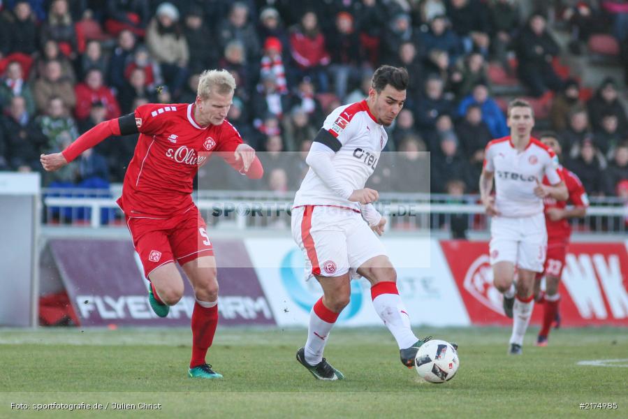 Clemens Schoppenhauer, Kaan Ayhan, flyeralarm Arena, Fortuna Düsseldorf, FC Würzburger Kickers, 2. Bundesliga, 04.12.2016 - Bild-ID: 2174985 Clemens Schoppenhauer, Kaan Ayhan, flyeralarm Arena, Fortuna Düsseldorf, FC Würzburger Kickers, 2. Bundesliga, 04.12.2016 - Bild-ID: 2174985