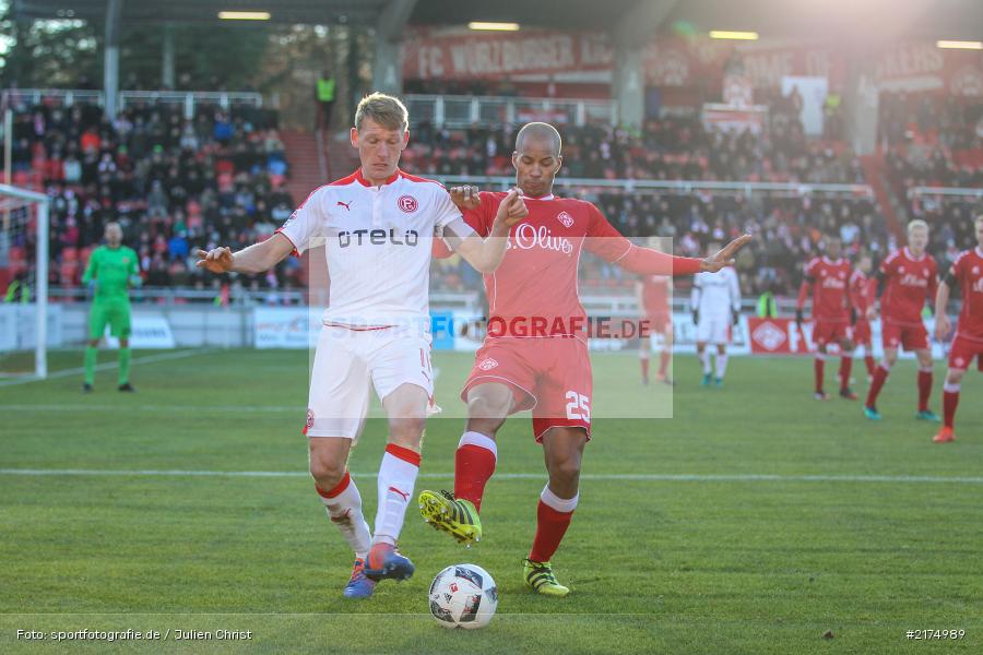Axel Bellinghausen, David Pisot, flyeralarm Arena, Fortuna Düsseldorf, FC Würzburger Kickers, 2. Bundesliga, 04.12.2016 - Bild-ID: 2174989