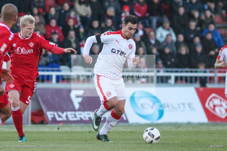 Kaan Ayhan, flyeralarm Arena, Fortuna Düsseldorf, FC Würzburger Kickers, 2. Bundesliga, 04.12.2016 - Bild-ID: 2174991
