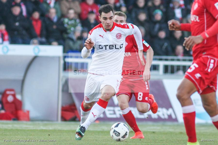 Kaan Ayhan, flyeralarm Arena, Fortuna Düsseldorf, FC Würzburger Kickers, 2. Bundesliga, 04.12.2016 - Bild-ID: 2174992