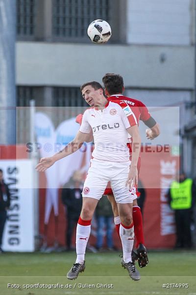 Marcel Sobottka, Nejmeddin Daghfous, flyeralarm Arena, Fortuna Düsseldorf, FC Würzburger Kickers, 2. Bundesliga, 04.12.2016 - Bild-ID: 2174995