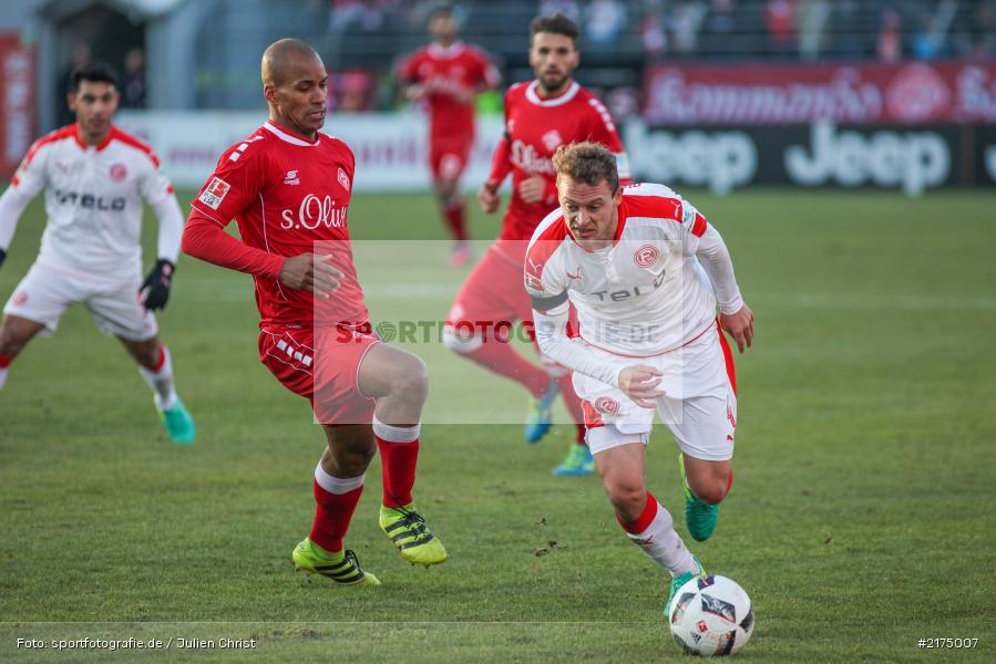 Julian Schauerte, David Pisot, flyeralarm Arena, Fortuna Düsseldorf, FC Würzburger Kickers, 2. Bundesliga, 04.12.2016 - Bild-ID: 2175007