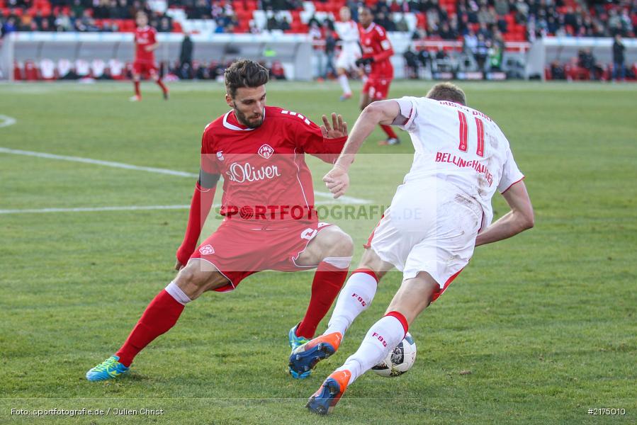 Axel Bellinghausen, Valdet Rama, flyeralarm Arena, Fortuna Düsseldorf, FC Würzburger Kickers, 2. Bundesliga, 04.12.2016 - Bild-ID: 2175010