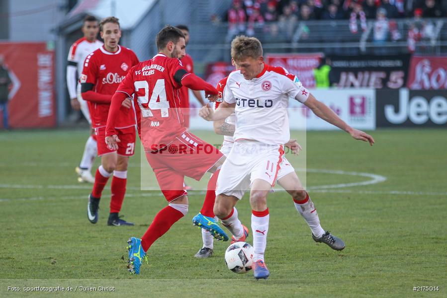 Axel Bellinghausen, Valdet Rama, flyeralarm Arena, Fortuna Düsseldorf, FC Würzburger Kickers, 2. Bundesliga, 04.12.2016 - Bild-ID: 2175014