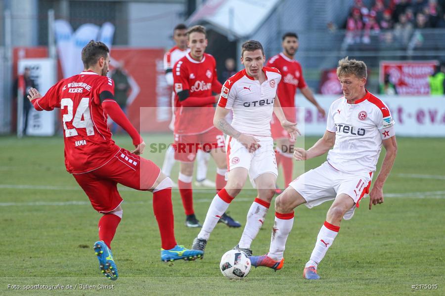 Axel Bellinghausen, Valdet Rama, flyeralarm Arena, Fortuna Düsseldorf, FC Würzburger Kickers, 2. Bundesliga, 04.12.2016 - Bild-ID: 2175015