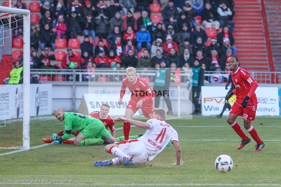 Axel Bellinghausen, Kaan Ayhan, flyeralarm Arena, Fortuna Düsseldorf, FC Würzburger Kickers, 2. Bundesliga, 04.12.2016 - Bild-ID: 2175017