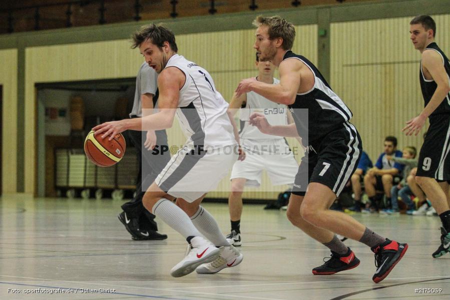 Jonathan Schwab, Steffen Miksch, TV Marktheidenfeld, TV Burgsinn, Sinngrundhalle, Burgsinn, 11.12.2016 - Bild-ID: 2175039