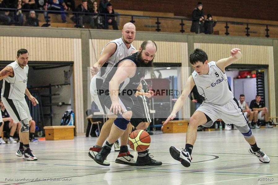 Jörg Schnellbach, Tim Kretz, Lukas Wirthmann, TV Marktheidenfeld, TV Burgsinn, Sinngrundhalle, Burgsinn, 11.12.2016 - Bild-ID: 2175165