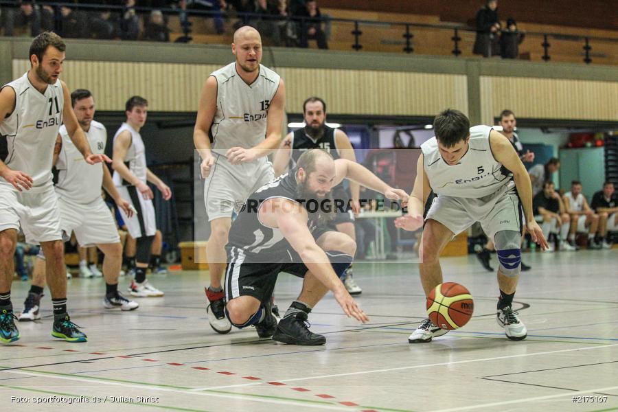 Jörg Schnellbach, Tim Kretz, Lukas Wirthmann, TV Marktheidenfeld, TV Burgsinn, Sinngrundhalle, Burgsinn, 11.12.2016 - Bild-ID: 2175167