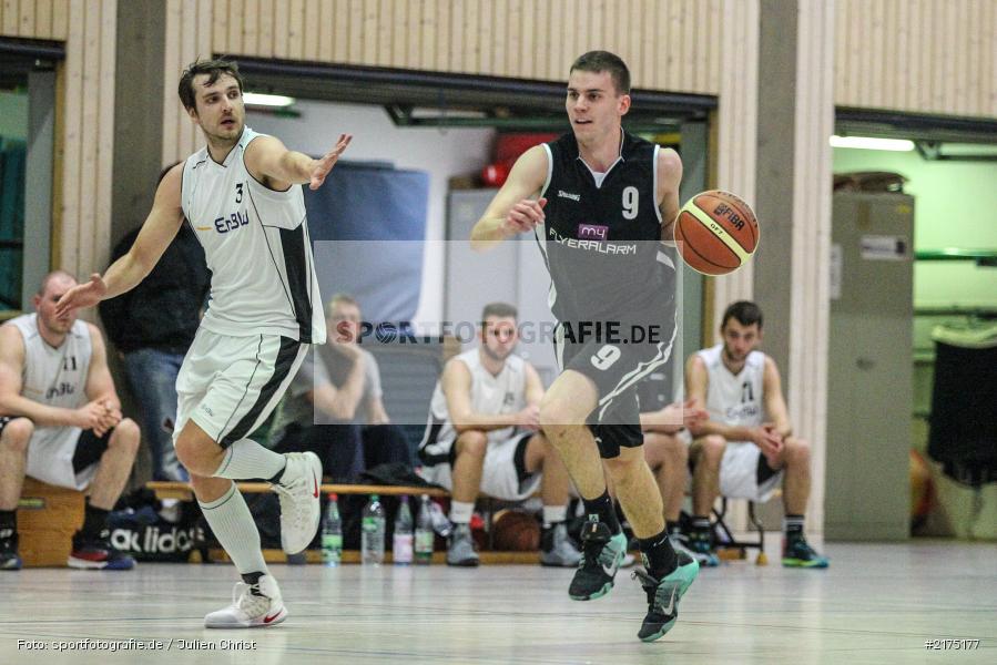 Maximilian Liebler, Steffen Miksch, TV Marktheidenfeld, TV Burgsinn, Sinngrundhalle, Burgsinn, 11.12.2016 - Bild-ID: 2175177