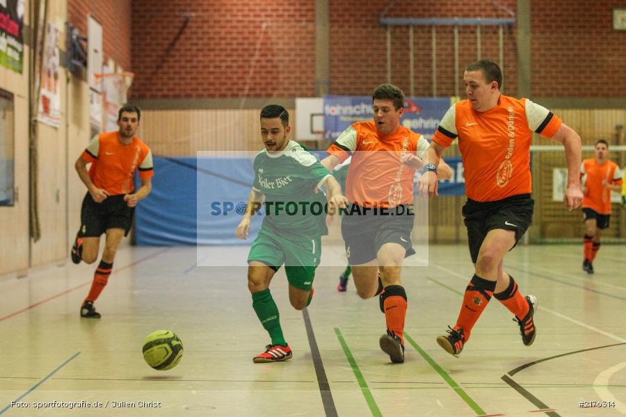 Abdurrahman Marangoz, Tobias Beringer, Niklas Kress, Fussball, 17.12.2016, SG Altengronau/Jossa, FV Karlstadt, Burgsinn, Mitternachtsturnier - Bild-ID: 2176314