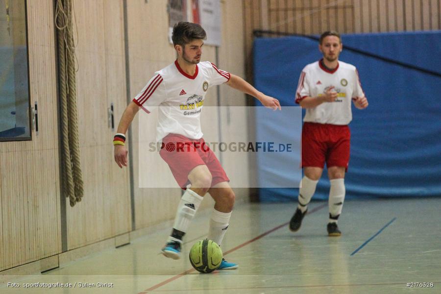 Maurice Rohracker, Fussball, 17.12.2016, SG Burgsinn, TSV Karlburg, Burgsinn, Mitternachtsturnier - Bild-ID: 2176328