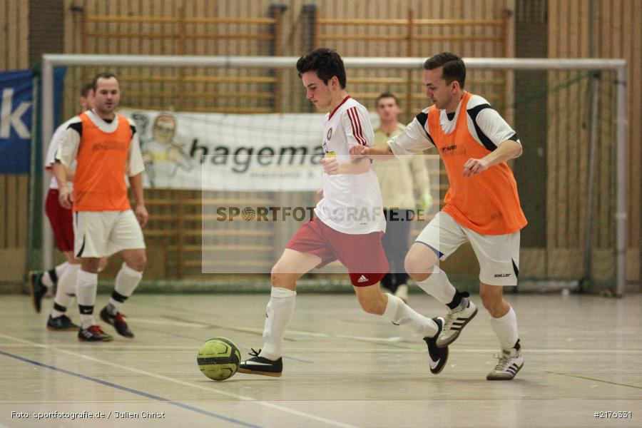 Jonas Rösch, Fussball, 17.12.2016, SG Burgsinn, TSV Karlburg, Burgsinn, Mitternachtsturnier - Bild-ID: 2176331