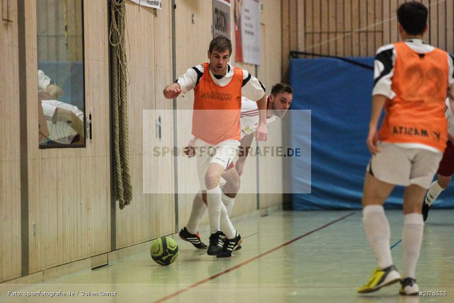 Sebastian Kessler, Jan Stoy, Fussball, 17.12.2016, SG Burgsinn, TSV Karlburg, Burgsinn, Mitternachtsturnier - Bild-ID: 2176333