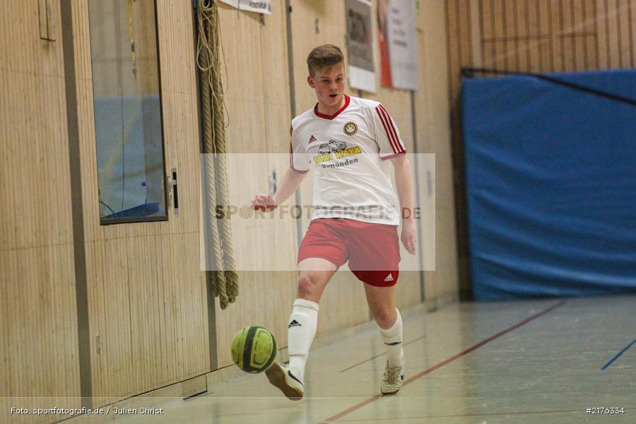 Luca Knöll, Fussball, 17.12.2016, SG Burgsinn, TSV Karlburg, Burgsinn, Mitternachtsturnier - Bild-ID: 2176334