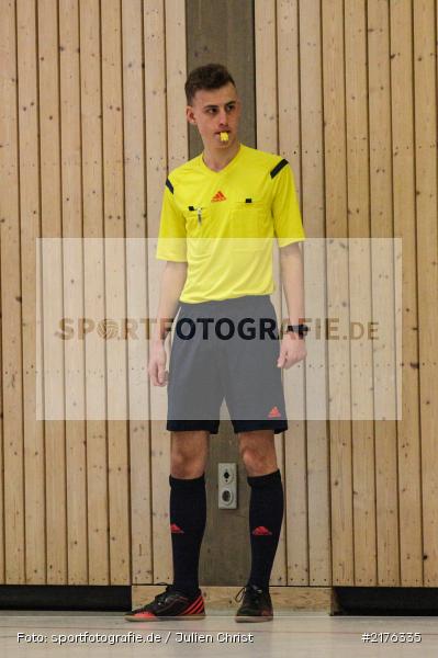 Schiedsrichter, Fussball, 17.12.2016, SG Burgsinn, TSV Karlburg, Burgsinn, Mitternachtsturnier - Bild-ID: 2176335