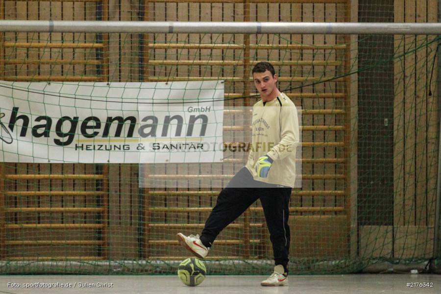 Tobias Reusch, Fussball, 17.12.2016, SG Burgsinn, TSV Karlburg, Burgsinn, Mitternachtsturnier - Bild-ID: 2176342