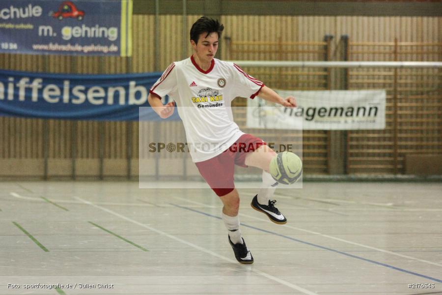 Jonas Rösch, Fussball, 17.12.2016, SG Burgsinn, TSV Karlburg, Burgsinn, Mitternachtsturnier - Bild-ID: 2176343