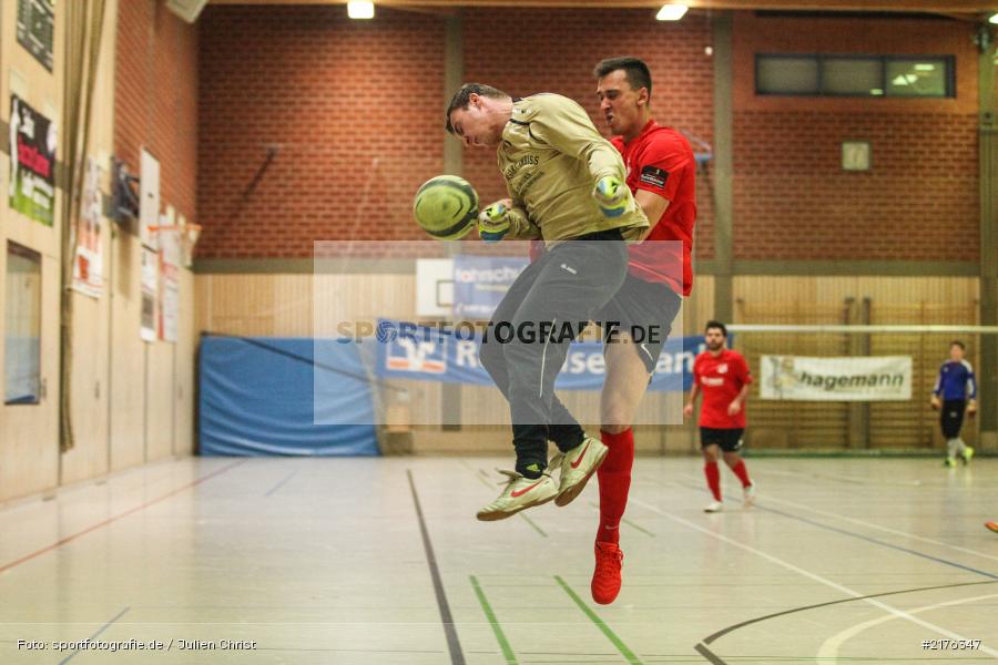 Tobias Reusch, Oliver Babkin, Fussball, 17.12.2016, SG Burgsinn, FC Ruppertshütten, Burgsinn, Mitternachtsturnier - Bild-ID: 2176347 Tobias Reusch, Oliver Babkin, Fussball, 17.12.2016, SG Burgsinn, FC Ruppertshütten, Burgsinn, Mitternachtsturnier - Bild-ID: 2176347