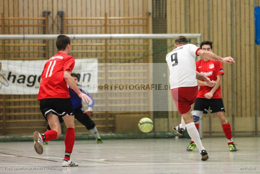 Markus Fischer, Sebastian Kessler, Lukas König, Fussball, 17.12.2016, SG Burgsinn, FC Ruppertshütten, Burgsinn, Mitternachtsturnier - Bild-ID: 2176365