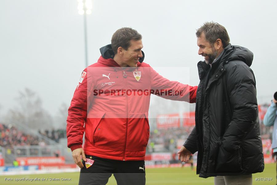 Hannes Wolf, Bernd Hollerbach, FWK 1907, Würzburg, 2. Bundesliga, flyeralarm Arena, FC Würzburger Kickers - Bild-ID: 2176789