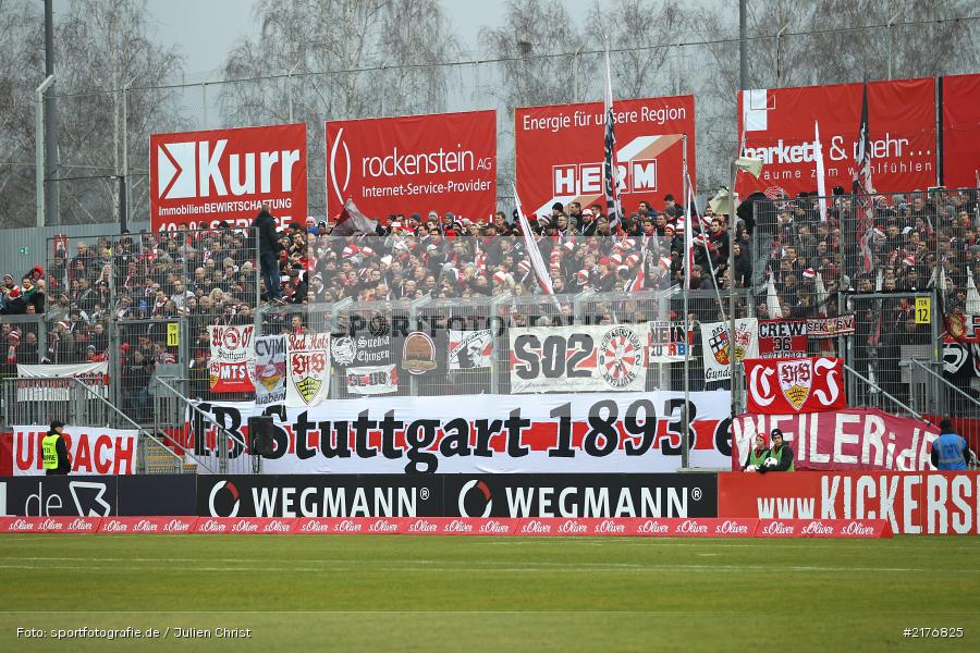 Stuttgart 1893, Fanblock, VfB Stuttgart, FWK 1907, Würzburg, 2. Bundesliga, flyeralarm Arena, FC Würzburger Kickers - Bild-ID: 2176825