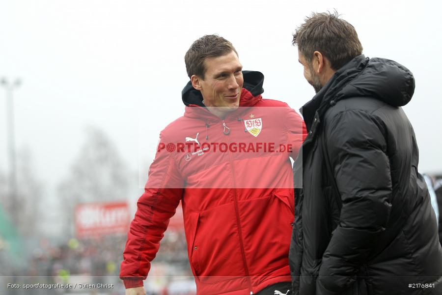 Hannes Wolf, Bernd Hollerbach, VfB Stuttgart, FWK 1907, Würzburg, 2. Bundesliga, flyeralarm Arena, FC Würzburger Kickers - Bild-ID: 2176841
