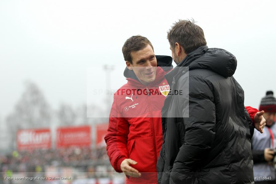 Hannes Wolf, Bernd Hollerbach, VfB Stuttgart, FWK 1907, Würzburg, 2. Bundesliga, flyeralarm Arena, FC Würzburger Kickers - Bild-ID: 2176843