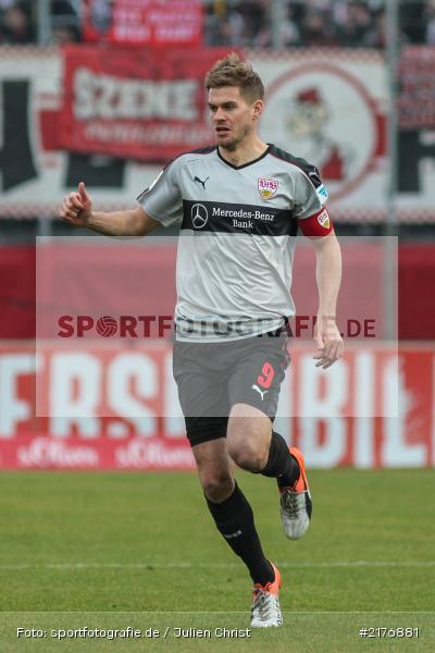 Simon Terodde, VfB Stuttgart, FWK 1907, Würzburg, 2. Bundesliga, flyeralarm Arena, FC Würzburger Kickers - Bild-ID: 2176881