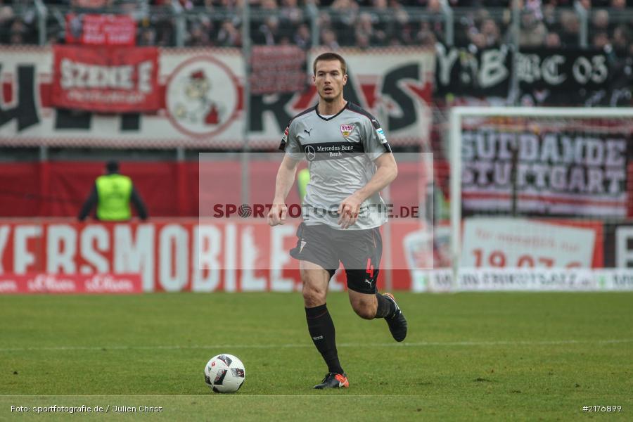 Toni Sunjic, VfB Stuttgart, FWK 1907, Würzburg, 2. Bundesliga, flyeralarm Arena, FC Würzburger Kickers - Bild-ID: 2176899