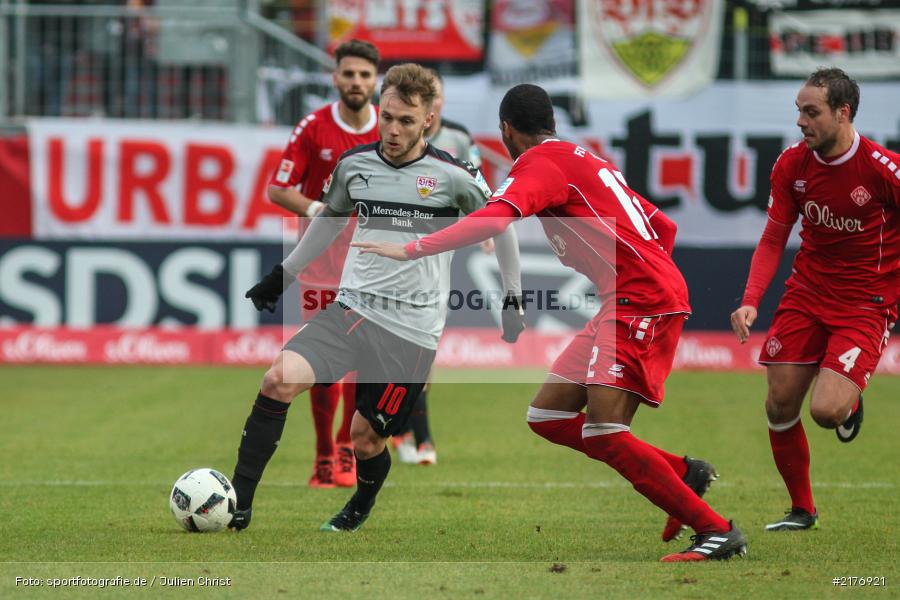 Alexandru Maxim, Júnior Díaz, VfB Stuttgart, FWK 1907, Würzburg, 2. Bundesliga, flyeralarm Arena, FC Würzburger Kickers - Bild-ID: 2176921