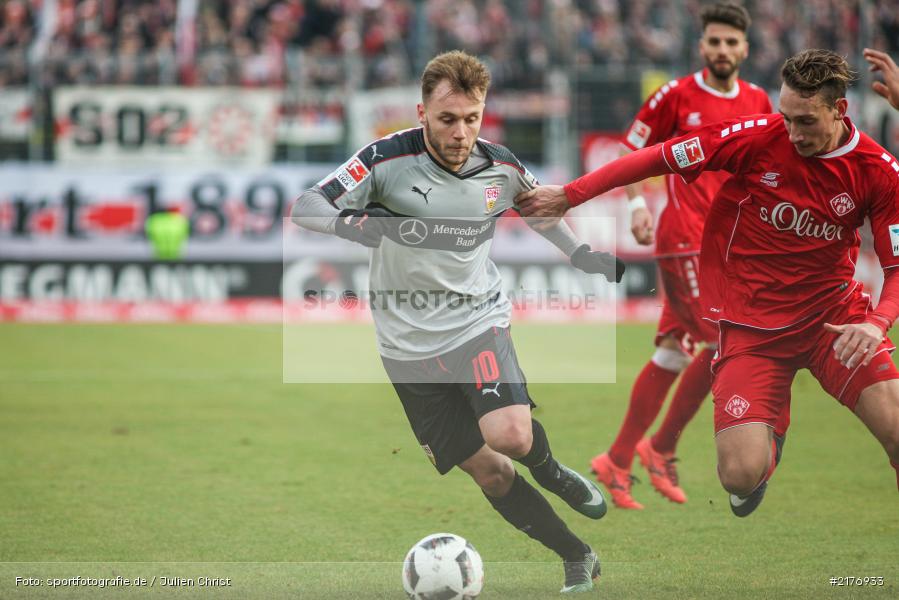Alexandru Maxim, Tobias Schröck, VfB Stuttgart, FWK 1907, Würzburg, 2. Bundesliga, flyeralarm Arena, FC Würzburger Kickers - Bild-ID: 2176933 Alexandru Maxim, Tobias Schröck, VfB Stuttgart, FWK 1907, Würzburg, 2. Bundesliga, flyeralarm Arena, FC Würzburger Kickers - Bild-ID: 2176933