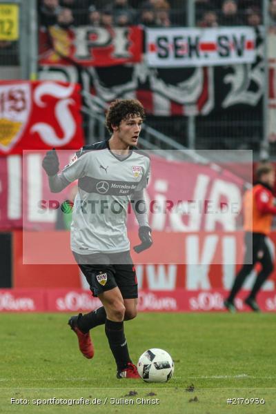Benjamin Pavard, VfB Stuttgart, FWK 1907, Würzburg, 2. Bundesliga, flyeralarm Arena, FC Würzburger Kickers - Bild-ID: 2176936 Benjamin Pavard, VfB Stuttgart, FWK 1907, Würzburg, 2. Bundesliga, flyeralarm Arena, FC Würzburger Kickers - Bild-ID: 2176936