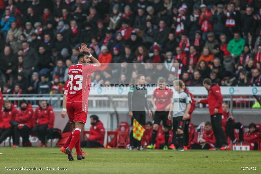 Elia Soriano, VfB Stuttgart, FWK 1907, Würzburg, 2. Bundesliga, flyeralarm Arena, FC Würzburger Kickers - Bild-ID: 2176952 Elia Soriano, VfB Stuttgart, FWK 1907, Würzburg, 2. Bundesliga, flyeralarm Arena, FC Würzburger Kickers - Bild-ID: 2176952