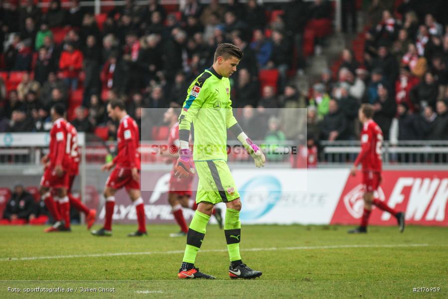 Mitch Langerak, VfB Stuttgart, FWK 1907, Würzburg, 2. Bundesliga, flyeralarm Arena, FC Würzburger Kickers - Bild-ID: 2176959