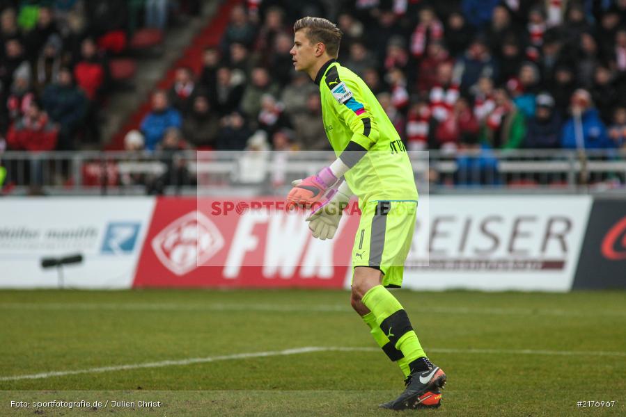Mitch Langerak, VfB Stuttgart, FWK 1907, Würzburg, 2. Bundesliga, flyeralarm Arena, FC Würzburger Kickers - Bild-ID: 2176967