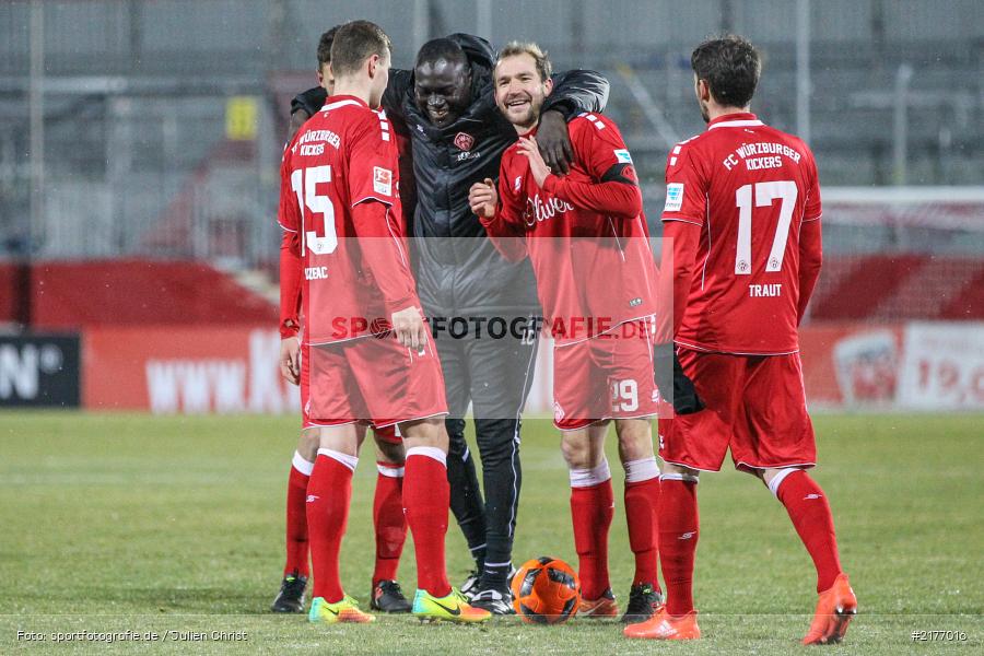 Lamine Moise Cissé, Sebastian Neumann, 07.01.2017, Flyeralarm-Arena, Freundschaftsspiel, FSV Frankfurt, FC Würzburger Kickers - Bild-ID: 2177016 Lamine Moise Cissé, Sebastian Neumann, 07.01.2017, Flyeralarm-Arena, Freundschaftsspiel, FSV Frankfurt, FC Würzburger Kickers - Bild-ID: 2177016