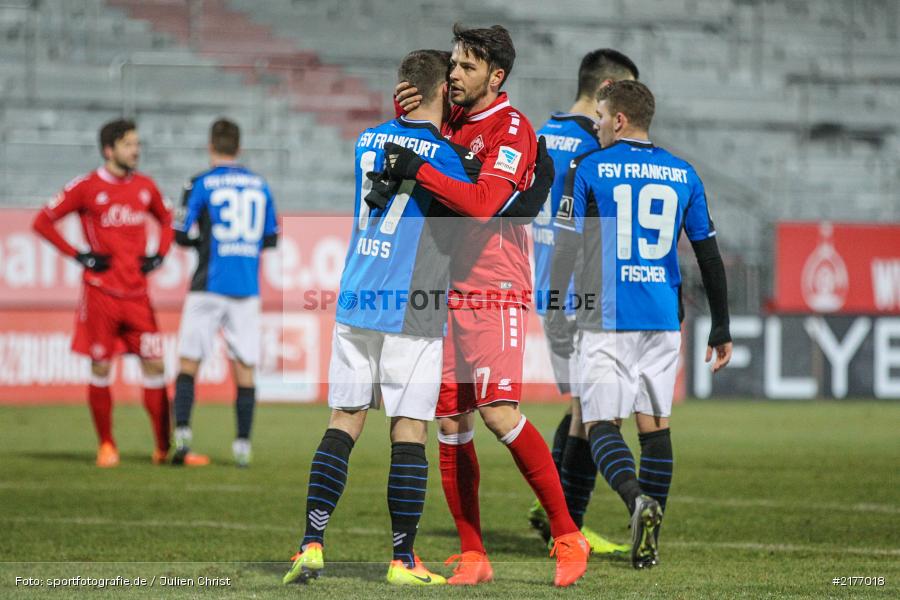 Dennis Russ, Sascha Traut, 07.01.2017, Flyeralarm-Arena, Freundschaftsspiel, FSV Frankfurt, FC Würzburger Kickers - Bild-ID: 2177018 Dennis Russ, Sascha Traut, 07.01.2017, Flyeralarm-Arena, Freundschaftsspiel, FSV Frankfurt, FC Würzburger Kickers - Bild-ID: 2177018